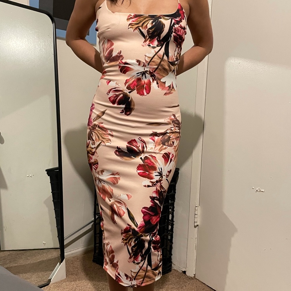 Long floral dress
